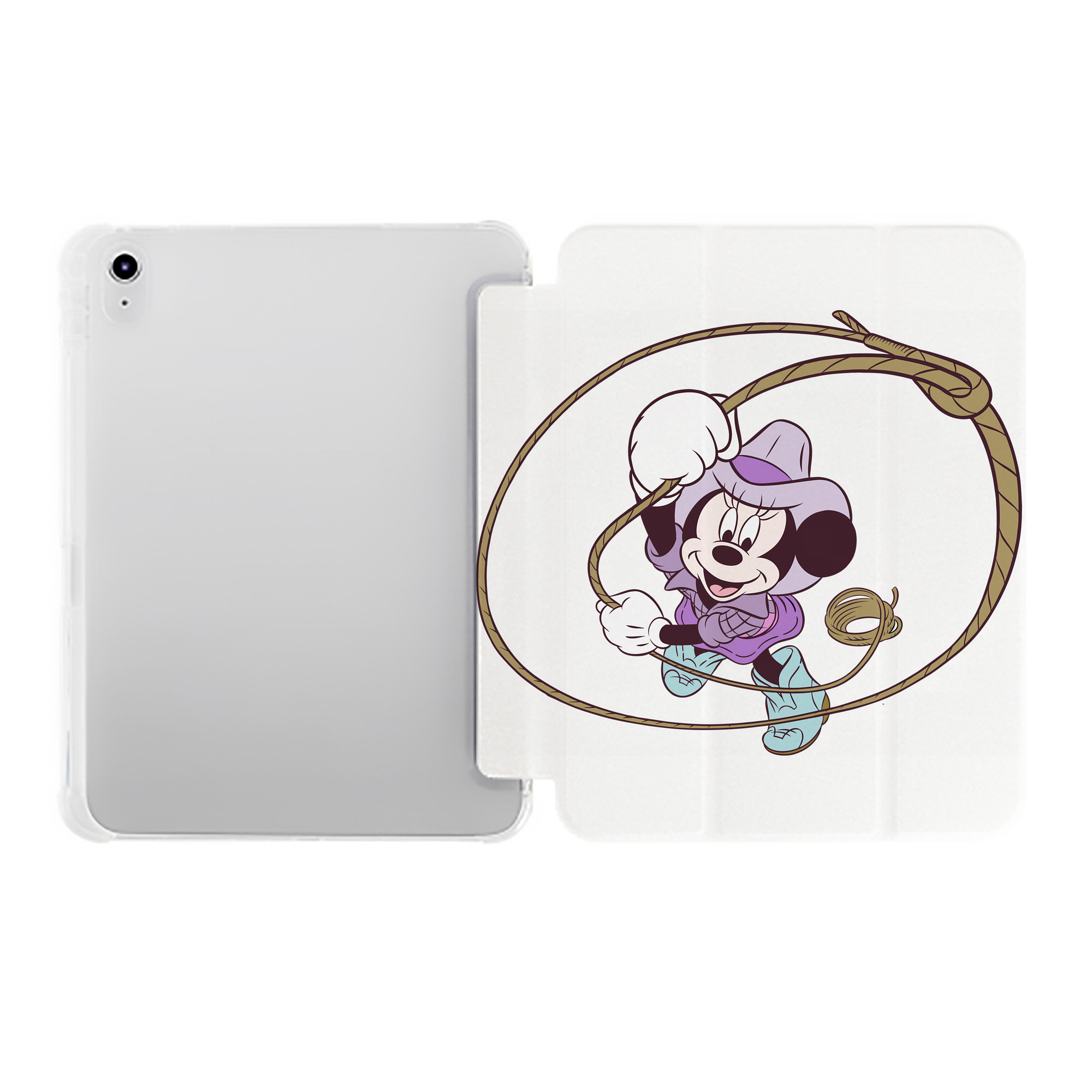 （画像用） ミッキーマウス Mickey Mouse IPad ケース ペン収納付き 三つ折りスタンド PUレザー×シリコン 対応機種9.5/10.5/10.9インチ